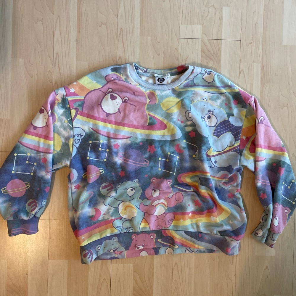 Pull&Bear Multicolor Care Bears Crewneck Sweater